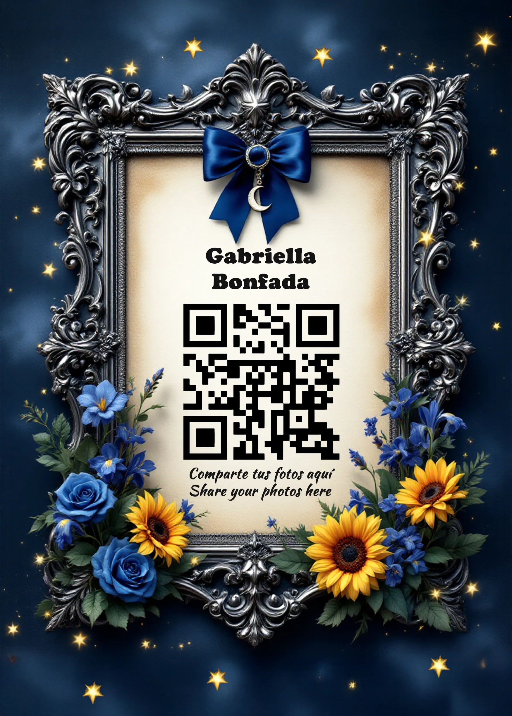 Flyer QR Starry Night